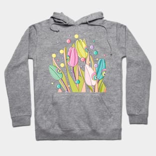 Colorful Tulips Hoodie